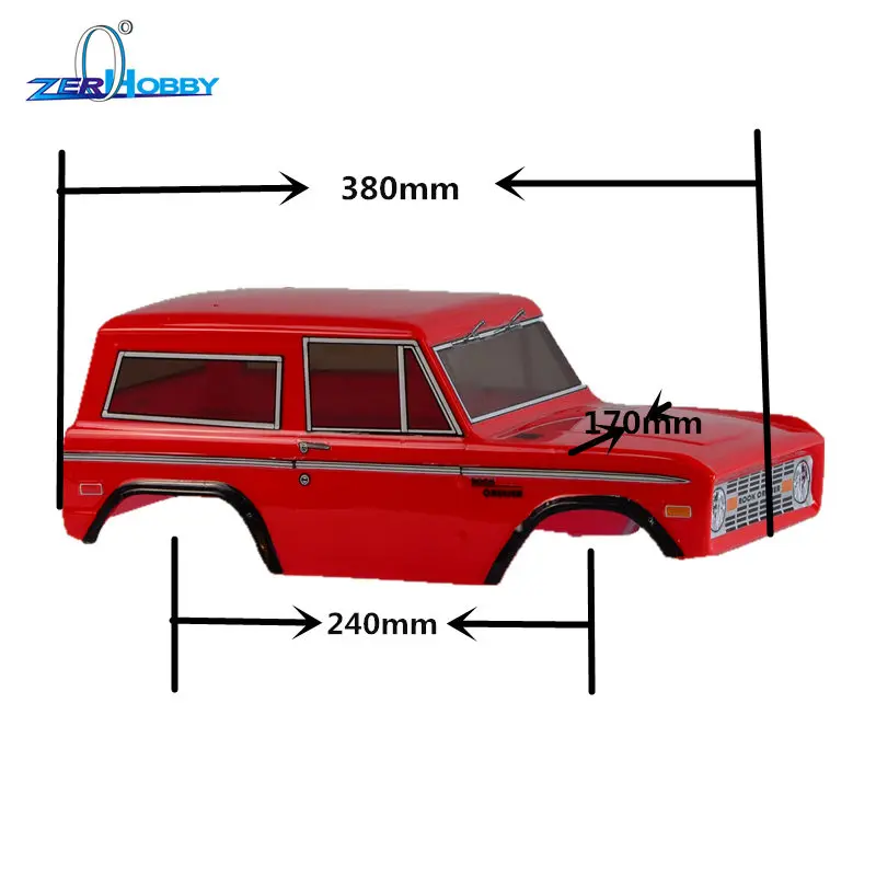 HSP RACING RGT RC części zapasowe do samochodów akcesoria wstępnie ciała muszli dla 1/10 ROCK CRUISER MODEL 136100