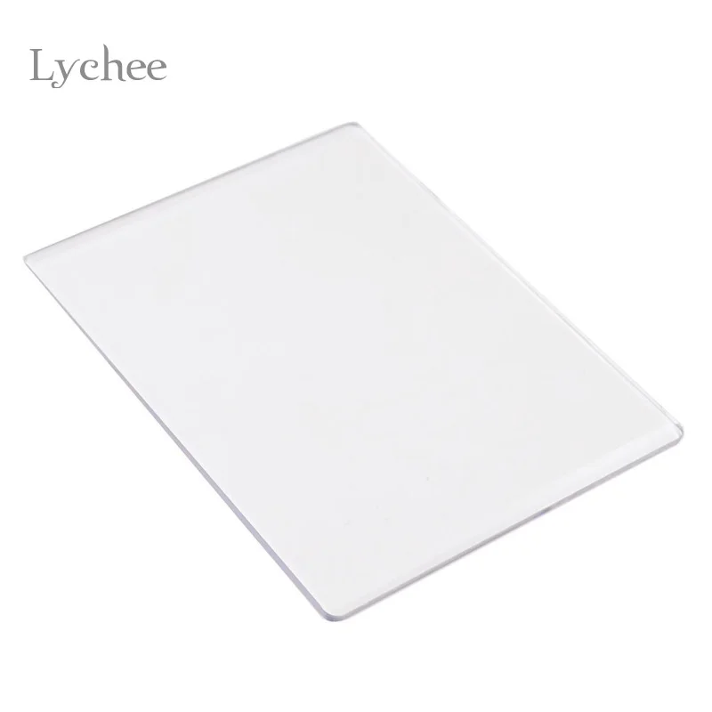 Lychee Life 1Pcs Transparent Provo Craft Adapter Plate Platform Replacement For Cut Dies Scrapbooking Embossing Card Making