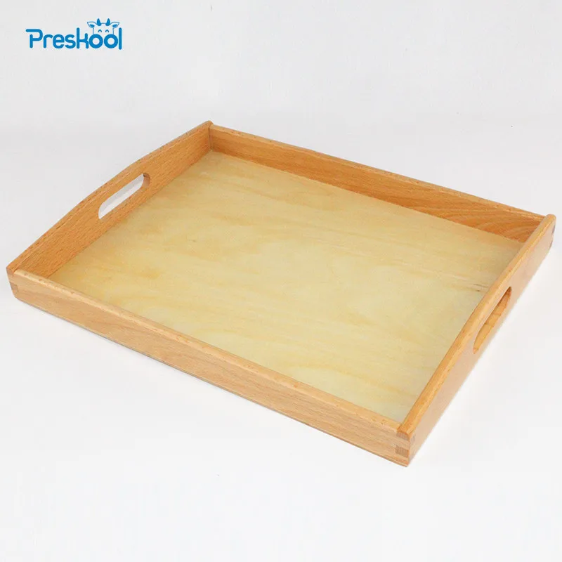 

Baby Toy Montessori Wooden Medium Tray Early Education Preschool Toys Brinquedos Juguetes