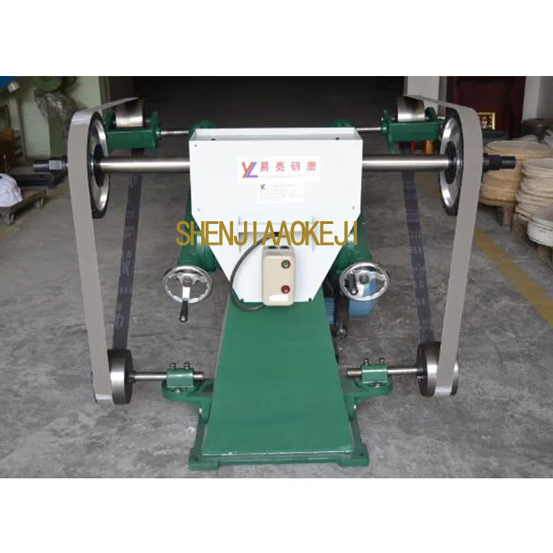4kw electric sand belt machine Triangle sand belt grinding polishing machine swing arm type Telescopic sandblasting machine