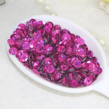 120g/Set----High Quality 5MM Laser Bright Color DIY Sequins 12 COLORS x 10g TOTAL 120G, can choose color