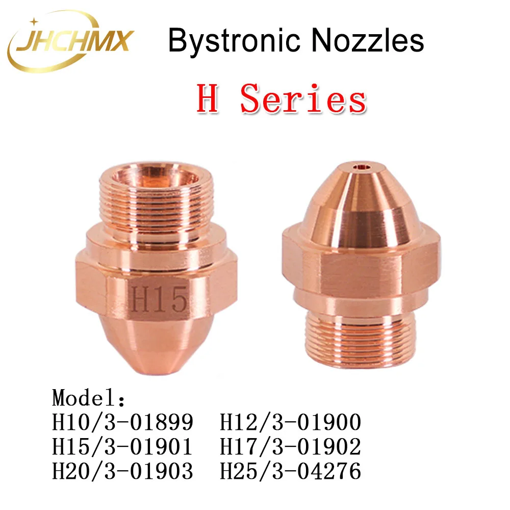 JHCHMX 10pcs/Lot Laser Nozzles H Series Nozzles High Pressure For Bystronic Laser Cutting Machine