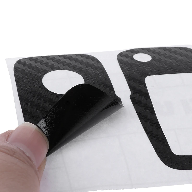 Car-styling Carbon Fiber Car Key Sticker For Volkswagen B5 B6 Golf 4 5 6 Jettaa MK6 dropshipping