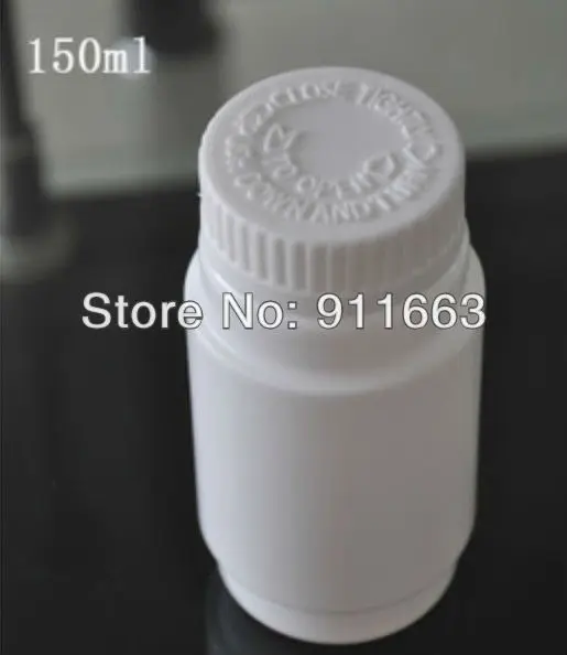 

150 ml 50pcs bamboo-like Medical plastic bottles for empty capsules,capsules,pills,granules,pellets etc--HDPE bottles material.