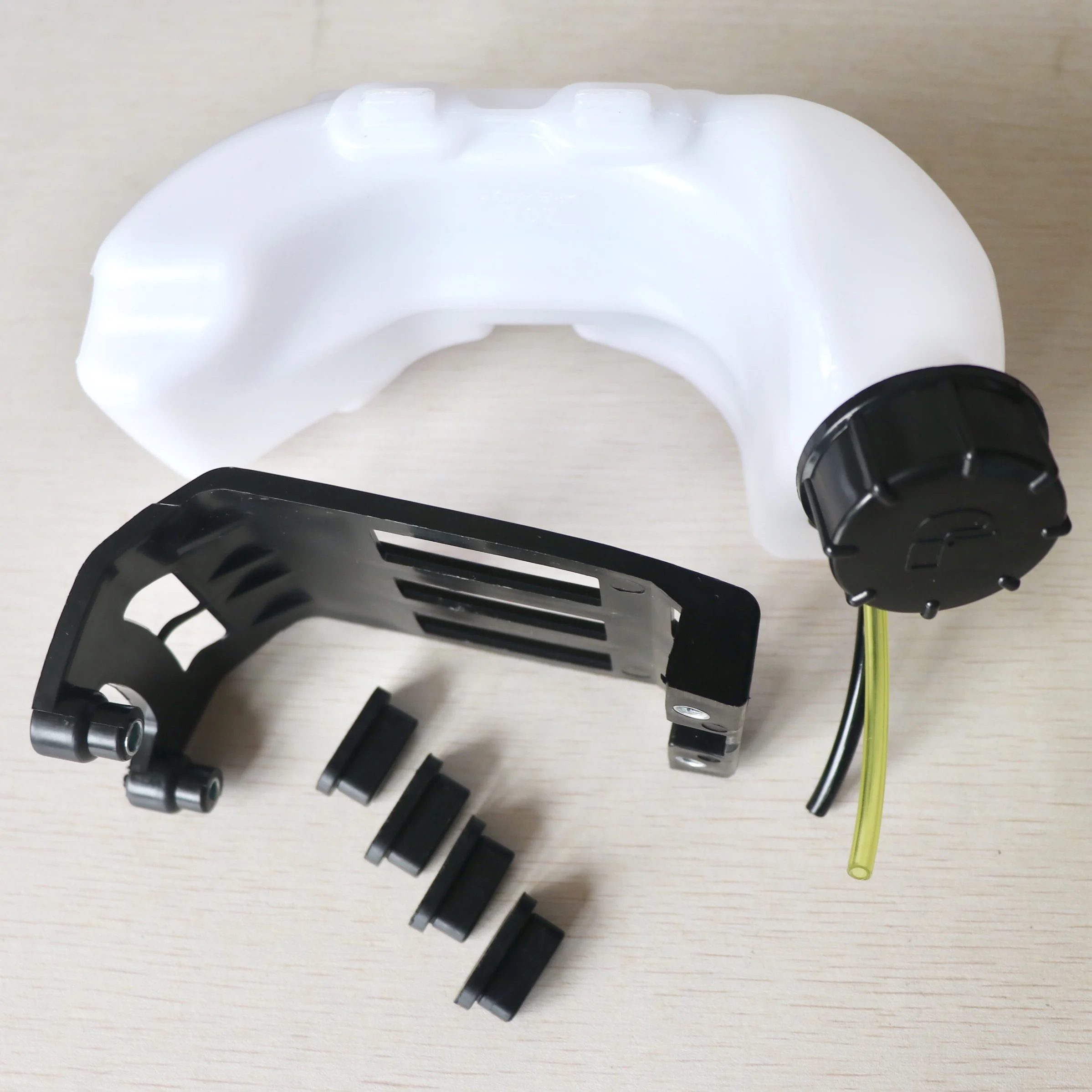 Imagem -06 - Tanque de Combustível a Gasolina & Guarda Base Habitação Buffer Borracha Kit para Gx35 gx 35 1.3hp Mini Motor Trimmer Cortador Escova Replacemet