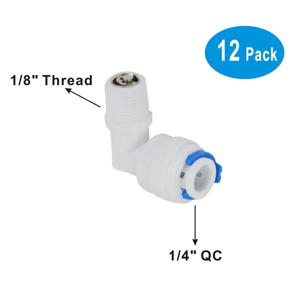 12 PACK of Male Elbow Check Valve 1/8