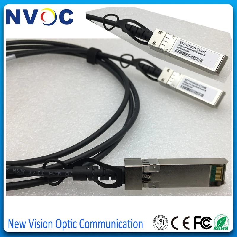 Imagem -03 - Direct Anexar Twinax Copper Fiber Optical Cabo Sfp +10g-cu2m 10gb Ethernet Dac Passivo 2m 2m