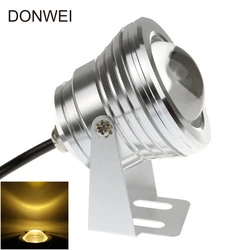 10W 12V podwodne światło Led 1000 lm wysoka wodoodporność IP68 krajobraz basen z fontanną światła ciepły biały zimny biały lampa zewnętrzna