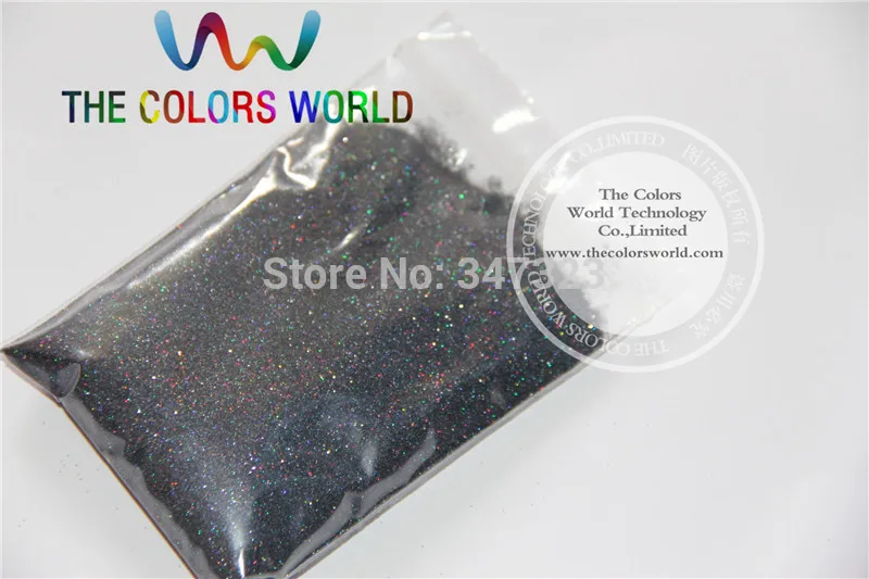 0.2mm Laser black Color Glitter Powder Shining Dust