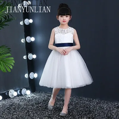 Real Pretty O-Neck Tulle Coral Flower Girl Dresses Tulle Knee-length Zipper Back Vestidos De Nina Girls Pageant Dresses