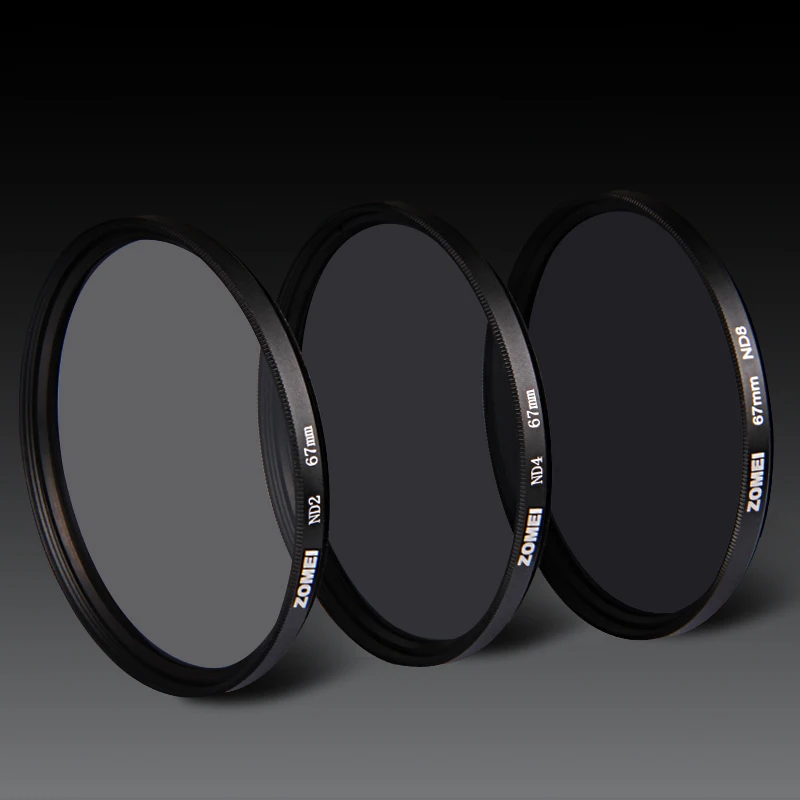 ZOMEI 52mm 55mm 58mm 62mm 67mm 72mm 77mm 82mm Neutral Density ND2 ND4 ND8 ND Filter for Canon Nikon Olympus Pentax Hoya Lens