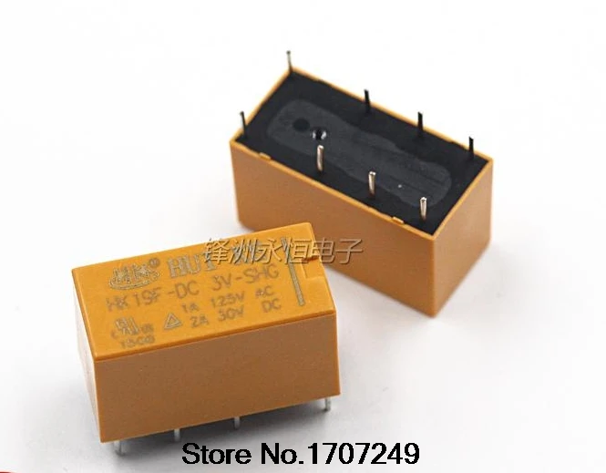 

Free Shipping 100% new original relay 10pcs/lot HK19F-DC3V-SHG HK19F-3V-SHG 8PIN