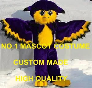 

Anime Cosply Costumes Purple Owl Mascot Costume Wholesale Custom Cartoon Owl Theme Plush Mascottes Carnival Fancy Dress 1866