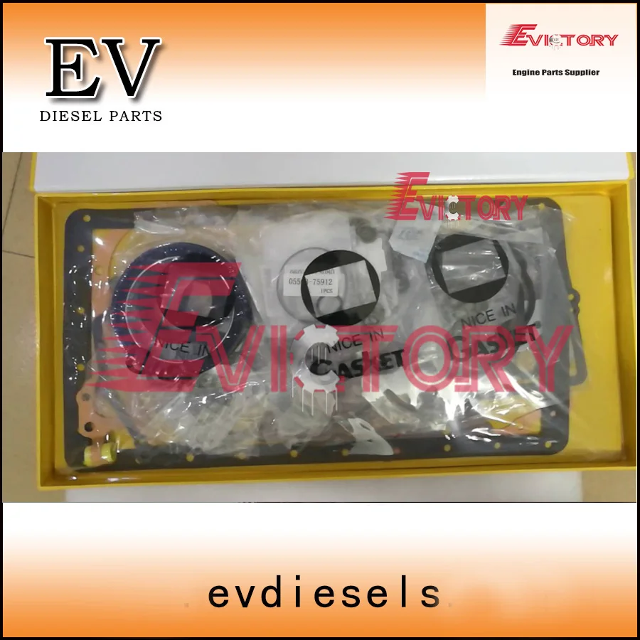 For Caterpillar electronic injection 320D excavator C4.2 full cylinder head gasket kit