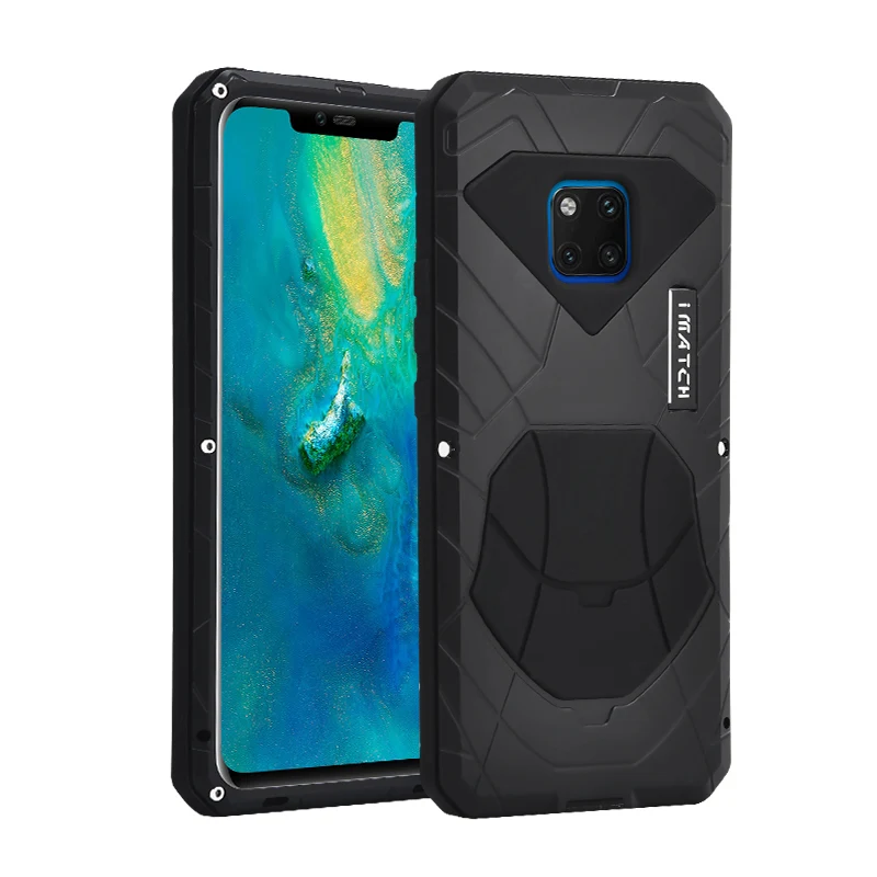 IMATCH Original For Huawei Mate 10 20X 20 Pro Phone Case Hard Aluminum Metal Protector Full Cover Heavy Duty Shockproof