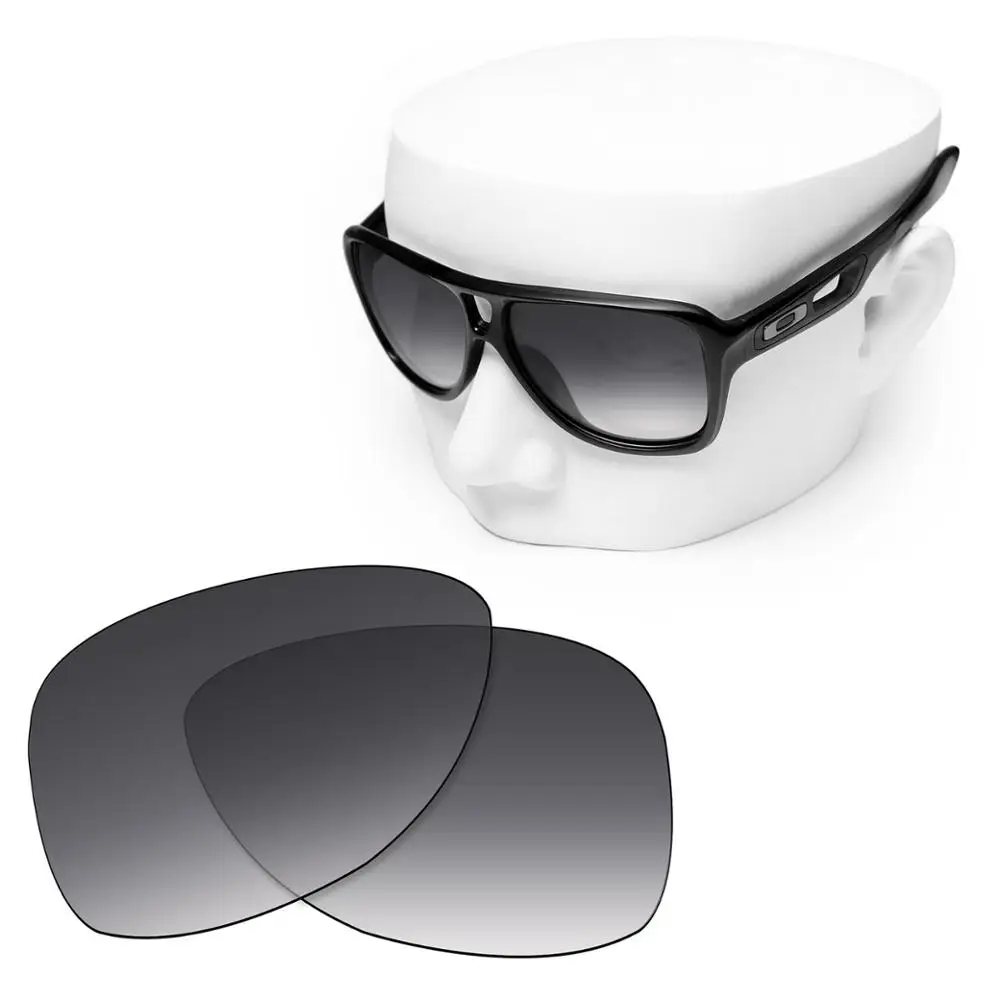 

OOWLIT Polarized Replacement Lenses of Grey Gradient for-Oakley Dispatch 2 OO9150 Sunglasses