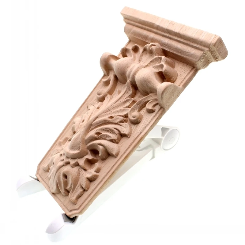 RUNBAZEF Solid Wood Furniture Carved Home Wedding Decoration Accessories Corbel Rome Stigma Craft Figurine Miniature Ornaments