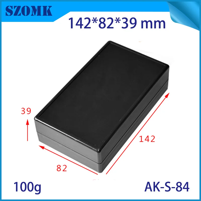 10Pcs 142*82*39mm hot selling abs plastic case enclosure electronics GPS tracker plastic instrument housing equipment boxes