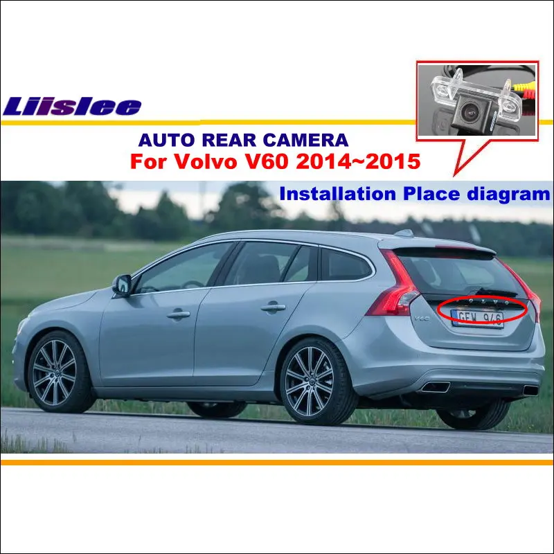 

For Volvo V60 2014-2015 Car Rearview Rear View Camera Vehicle Backup Parking AUTO HD CCD CAM Accessories Kit