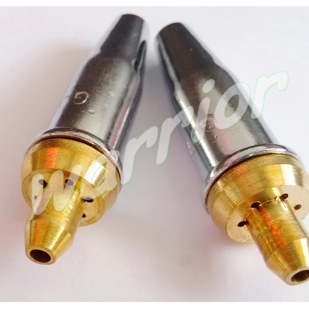 

2pcs Seperated Style Cutting Nozzle Tips 2# for G07-30 Propane Gas torch