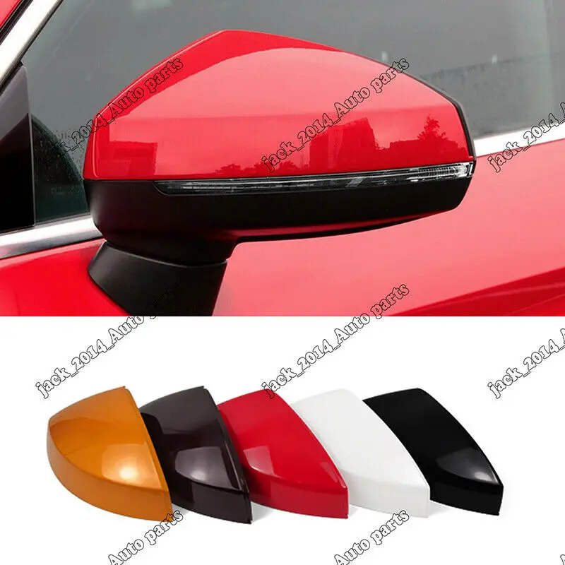 ABS Mirror Cover 2pcs/set For Audi A3 S3 RS3 Without Assist Light 2014 2015 2016