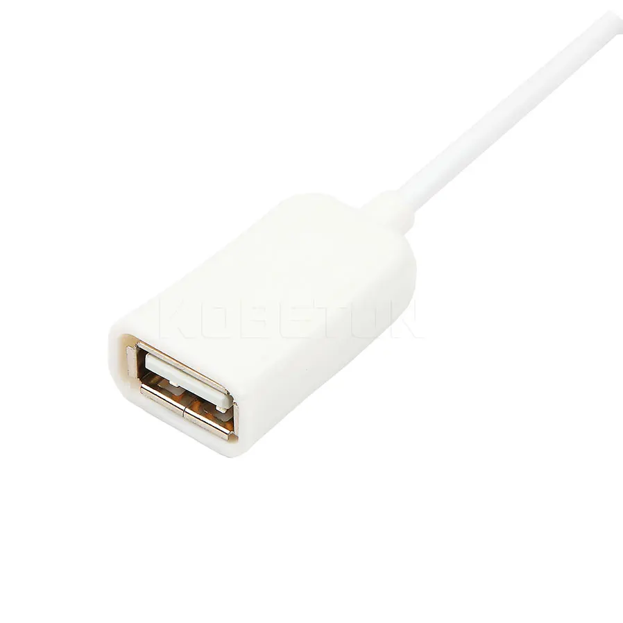 Kebidu nowy 50cm 100cm przedłużacz USB Adapter złącza męski na żeński przewód synchronizacji danych kabel przewód do komputera Laptop