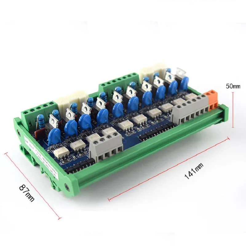 Imagem -06 - Placa Amplificadora ca Plc de 10 Canais Placa de Potência de Saída Placa de Isolamento de Optoacoplador Relé sem Contato