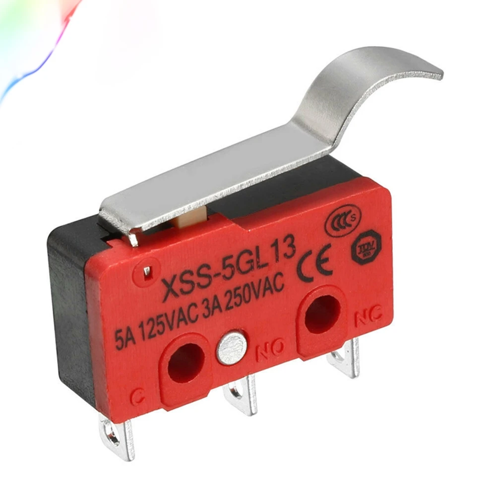 5A/125VAC, 3A/250VAC Simulated R Lever Type Micro Limit Switch