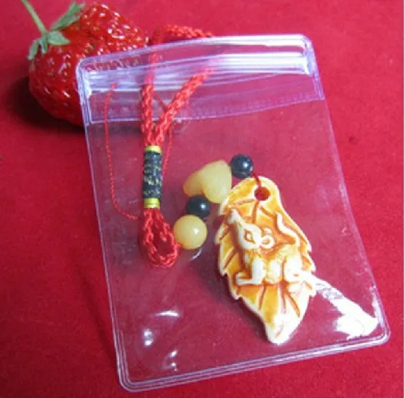 RED SNAKE Wholesale 6*8cm High Quality Super Thick Jewelry Plastic Transparent  Hermetic Bags