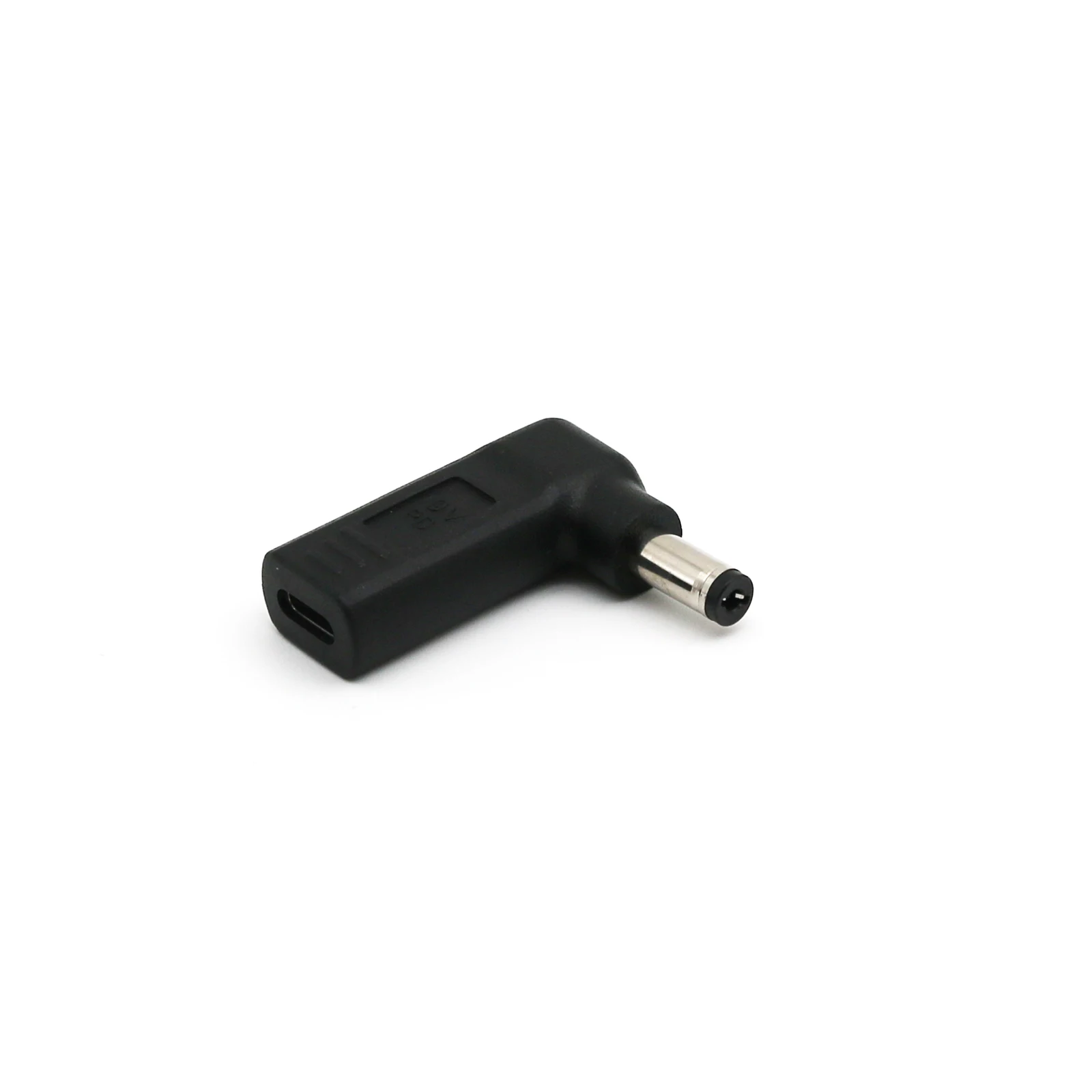 1x USB 3.1 Typ C Weibliche zu 5,5x2,1mm/5,5x2,5mm Männlichen Stecker Rechten Winkel DC power Stecker Adapter
