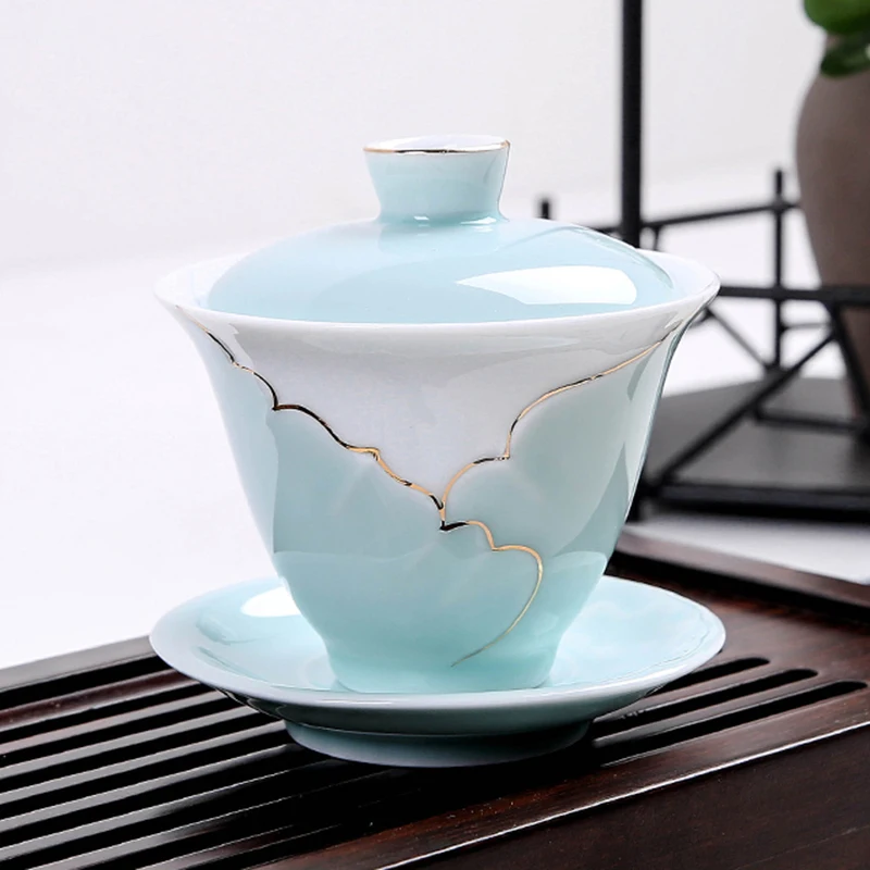 

Grade Bone China Coffee Cup and saucers Cover bowl Creative European Tea Cup Set Home Party Afternoon Tea Teacup Porcelain 215ml