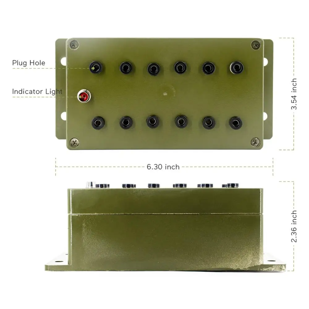 Imagem -04 - Órgãos da Caixa de Encaixe para o Quarto Suportes Reais do Escape 12 Tomadas Cabos de Remendo para Desbloquear Fechamento 12v em para o Proprietário do Quarto da Saída