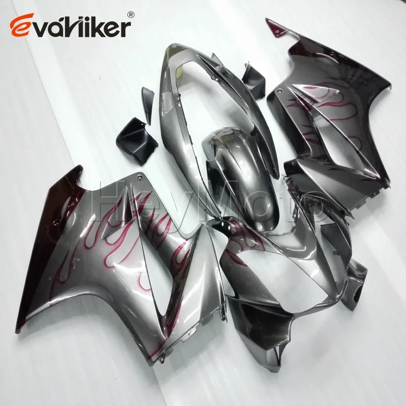 ABS motorcycle fairing for VFR 800 2002 2003 2004 2005 2006 2007 2008 2009 2010 2011 2012 pink flames