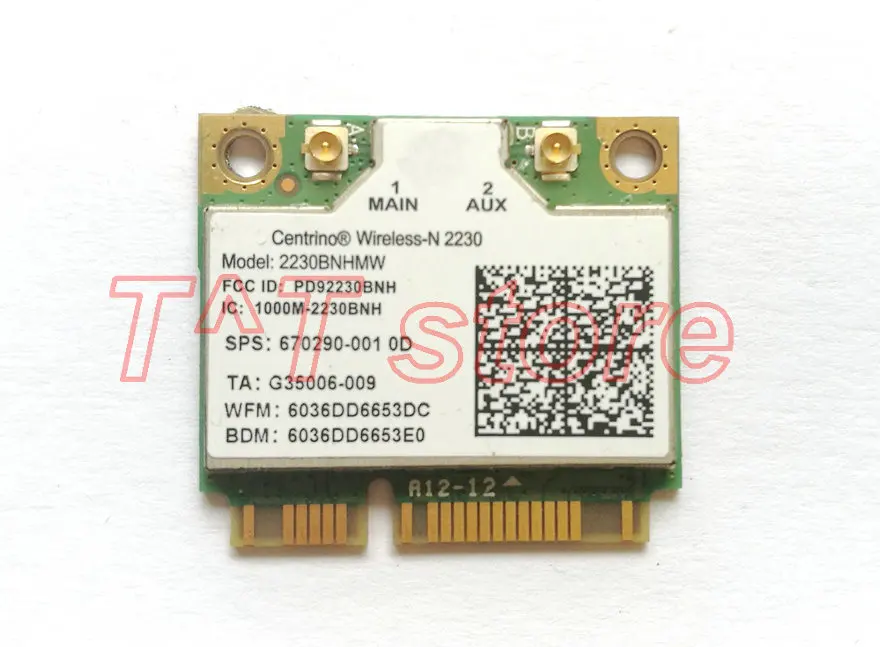 

Original For MSI GT70 MS-1762 MS-17621 Wireless WIFI Bluetooth 4.0 Card Wireless-N 2230 Good Free Shipping