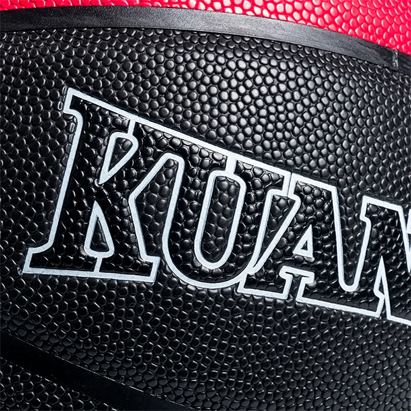 Kuangmi  Indoor Outdoor Sports Training Basketball Ball SIZE 3 4 5 6 7 Match PU Leather Professional Free With Net Bag+Pins