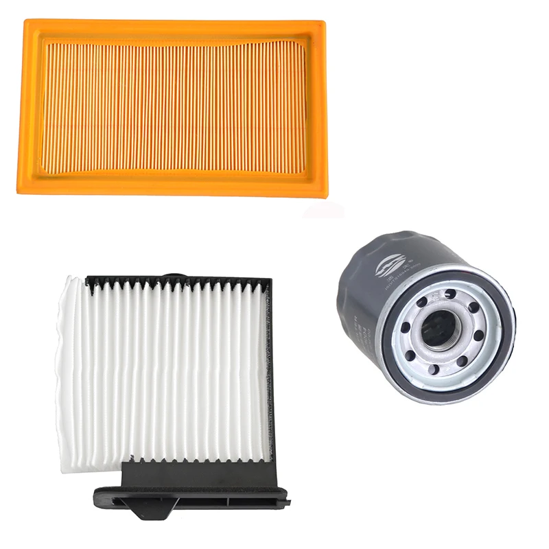 Car Air Filter Cabin Filter Oil Filter for Nissan NV200 1.6 2009- 16546-ED500 27891-ED50A-A129 15208-65F00