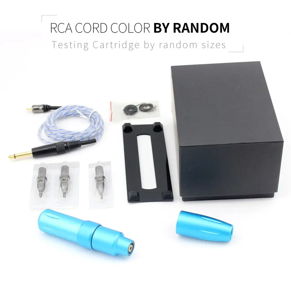 Starry Tattoo Pen Rotary Machine Tattoo Kit for Professionals with Led Light Detachable 370 Motor 9000rpm Free Grip Cartridge