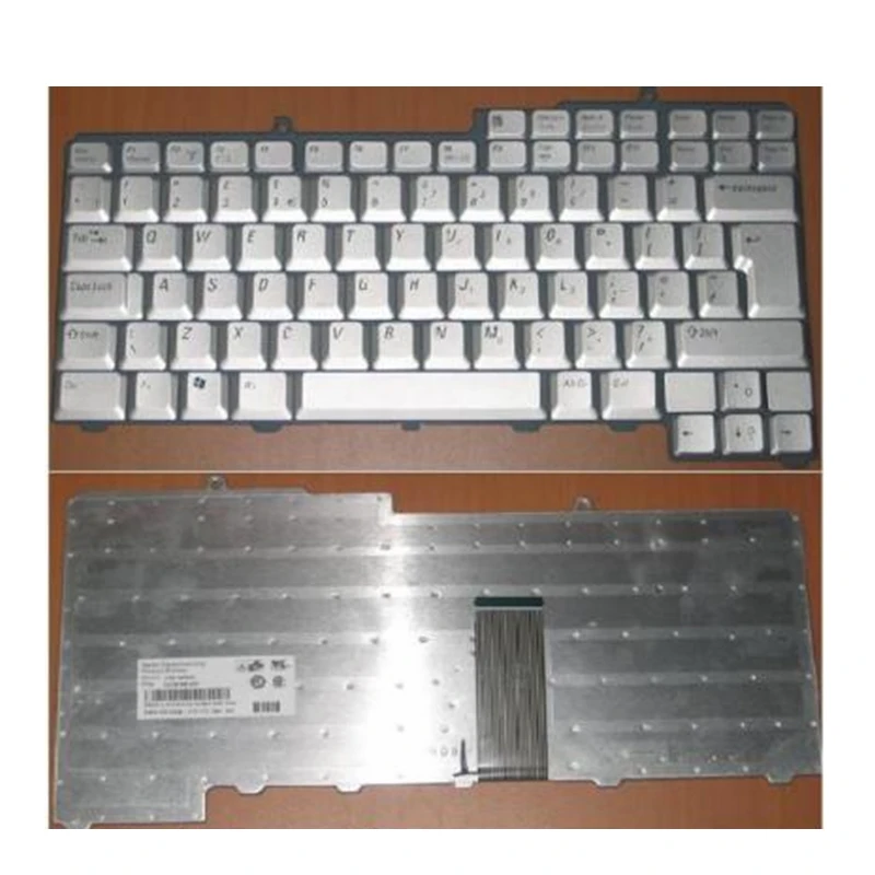 

QWERTY клавиатура новый для DELL XPS M140 M1710 серии NSK-D5D0U 9J.N6782.D04 0WG328 WG328 Великобритании Клавиатура ноутбука Серебро