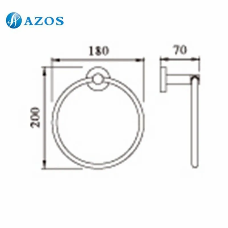 Modern Bathroom Shower Towel Rings Brass Chrome Polished Silver Wall Mounted Toilet Furnitures Bathroom Set GJKE2207