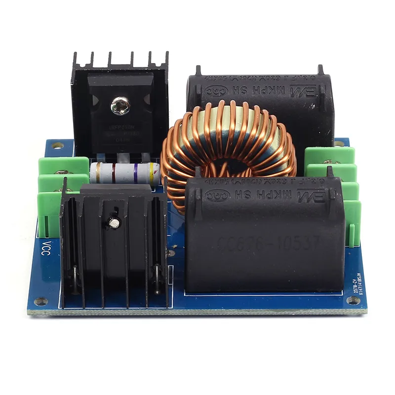 ZVS Induction Heating Driver Board 200W ZVS Tesla Coil Heater Flyback Driver for Jacobs Ladder Driver Marx Generator