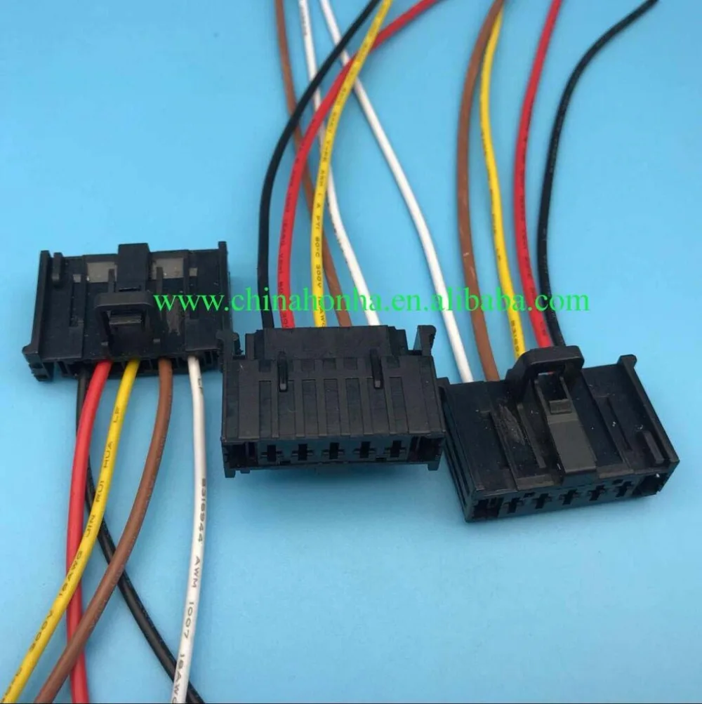 

2/4/5/10/20/50 pcs Wiring Harness Loom Repair Kit Connector plug 55702407 77364061 6845796 13248240 with 15cm 18AWG wire