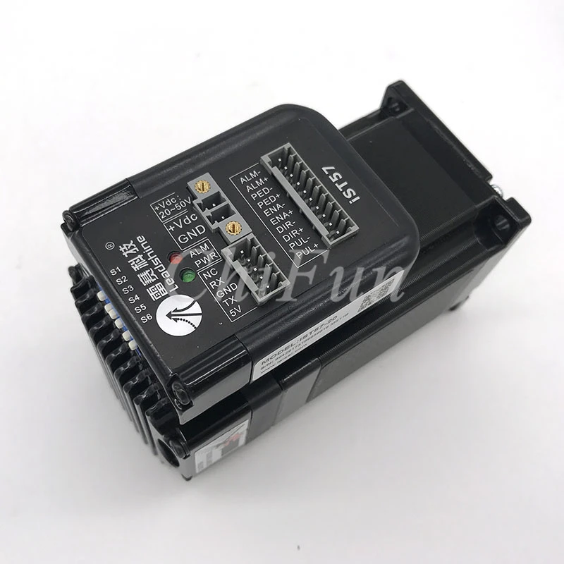 Leadshine NEMA23 مؤازرة متكاملة IST57-20 أو iST-2320 2NM 20 ~ 36VDC يشكل نظام حلقة مفتوحة 15 نوعًا من خطوات صغيرة تصميم DSP