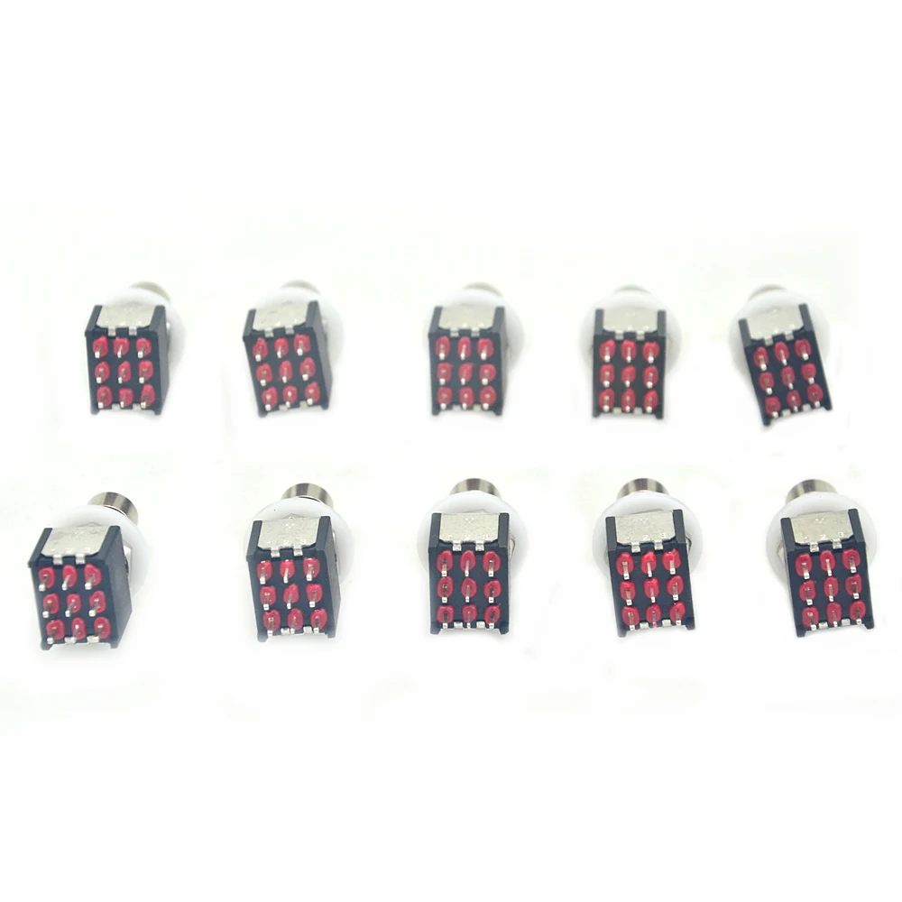 10 X LANDTONE  Mini 3PDT 9PIN Latching ON-ONPCB Mounted Foot Switch For Guitar Pedal Kit