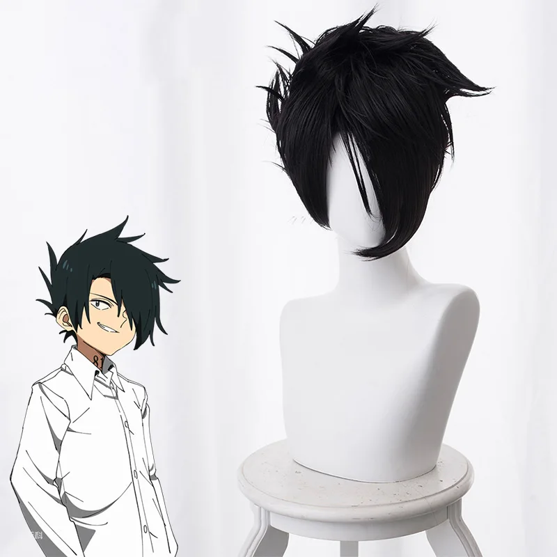 

The Promised Neverland Norman Cosplay Wig Yakusoku no Neverland Cosplay Hair Headwear Halloween Cosplay Costume Accessories