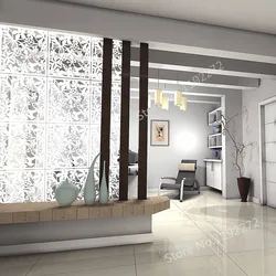 Biombo 12 PCS White Hanging Room Divider Made of Environmentally PVC,  Partitions Panels Screen for Decorating, Dining, Hotel