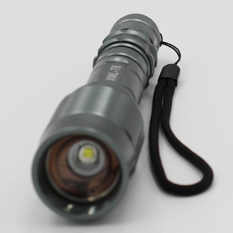 Professional Light 1200LM  XML-T6 LED Flashlight 5 Modes Zoomable Lanterna Torch Lighting for Outdoor camping