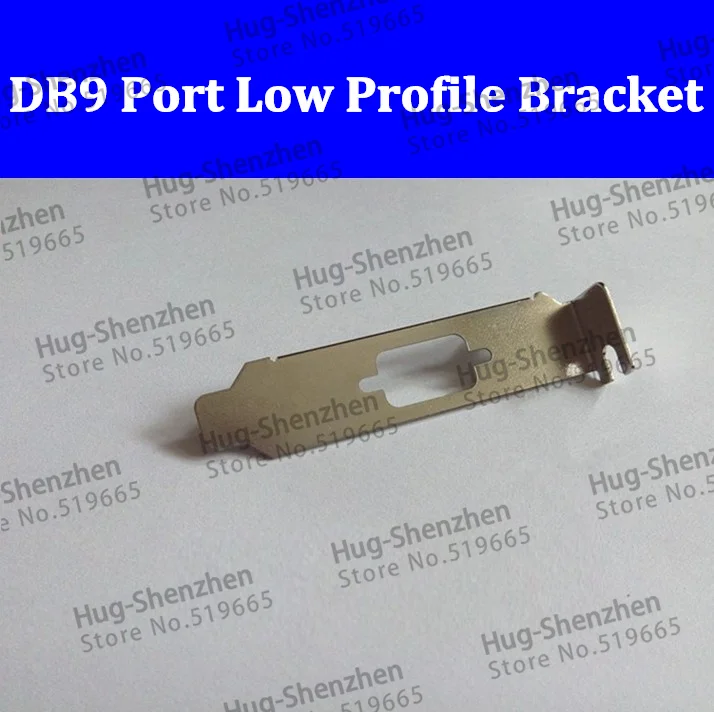 

High qualtiy DB9 PCI PCI-E Port Low Profile Bracket for mini case 10pcs