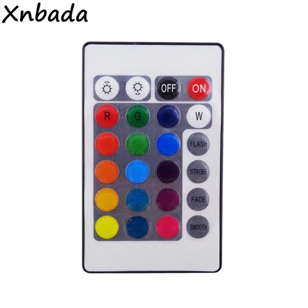 RGB Led Strip Music Led Controller 24Keys Wireless IR Remote Music Sound Control For RGB LED Light DC12-24V