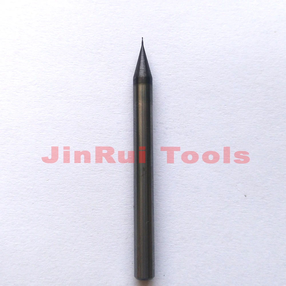 1pc  D0.2/0.3/0.4/0.5/0.6/0.7/0.8/0.9mm HRC55 2Flutes micro Flat end mills Solide Carbide End Mills For CNC Milling cutter Tools