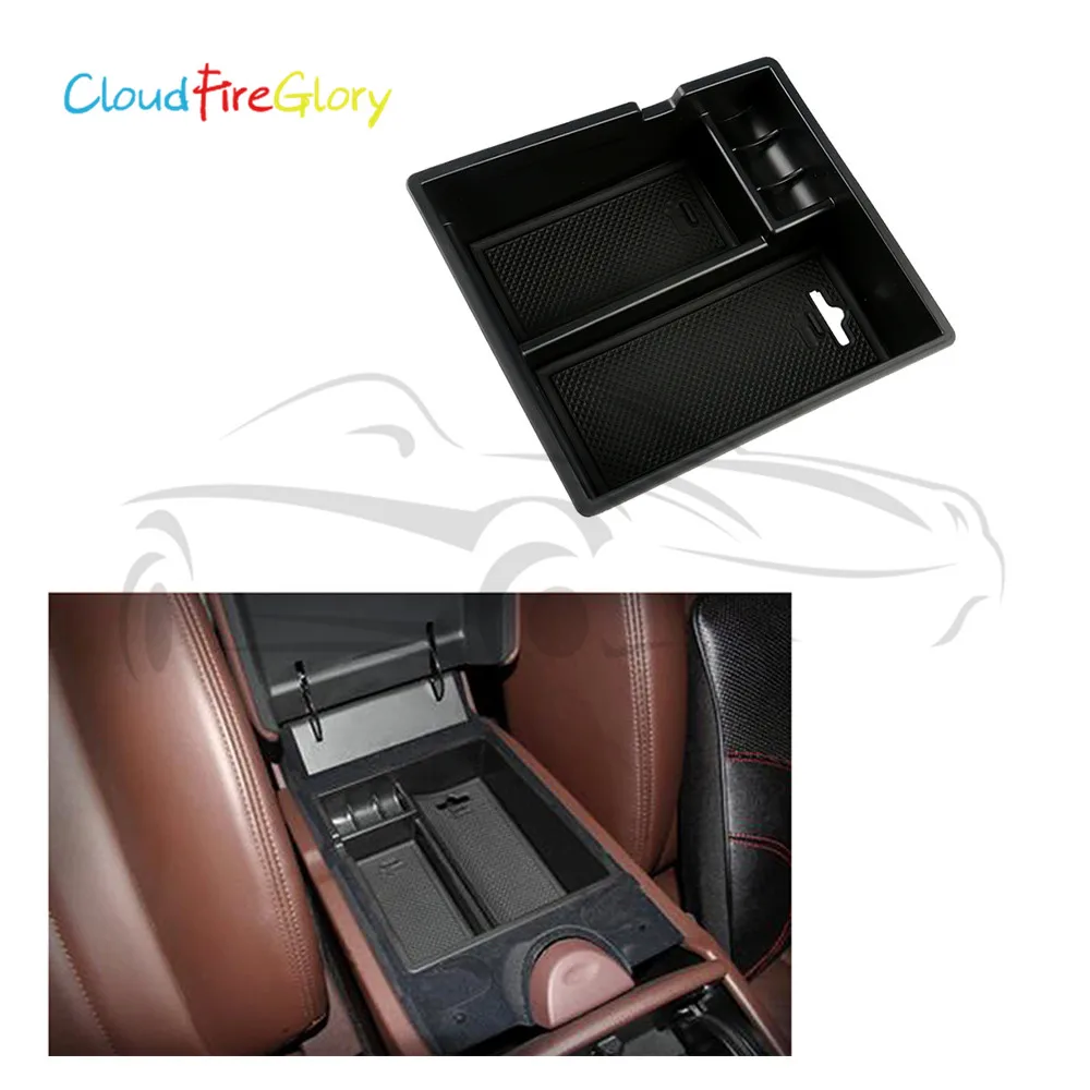 CloudFireGlory For Infiniti QX50 2013 2014 2015 2016 Armrest Storage Pallet Box Center Console Container